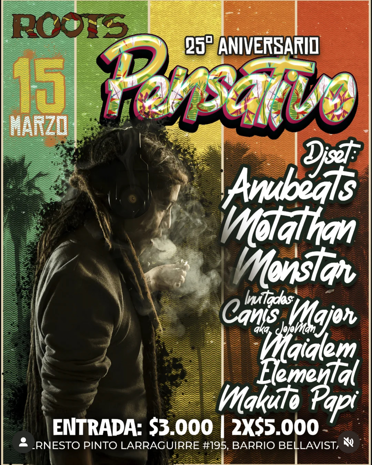 Flayer2 - Roots, Santiago, Barriobellavista