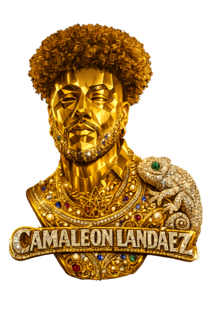 Insignia premium de Camaleón Landáez