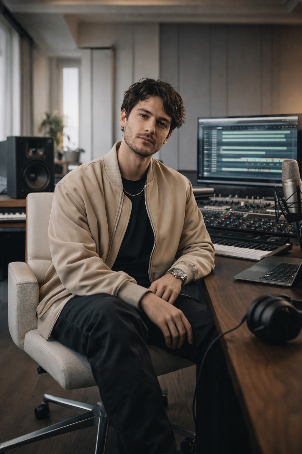 Dirección creativa y trabajo en estudio dentro de Piso15 Music